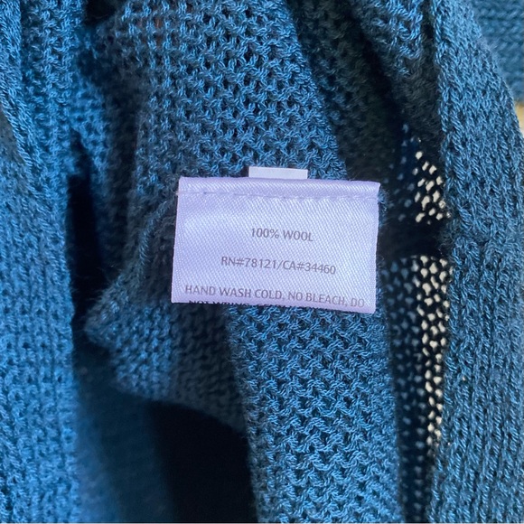 Eileen Fisher Knit Wool Short Sleeve Shirt - Picture 6 of 6